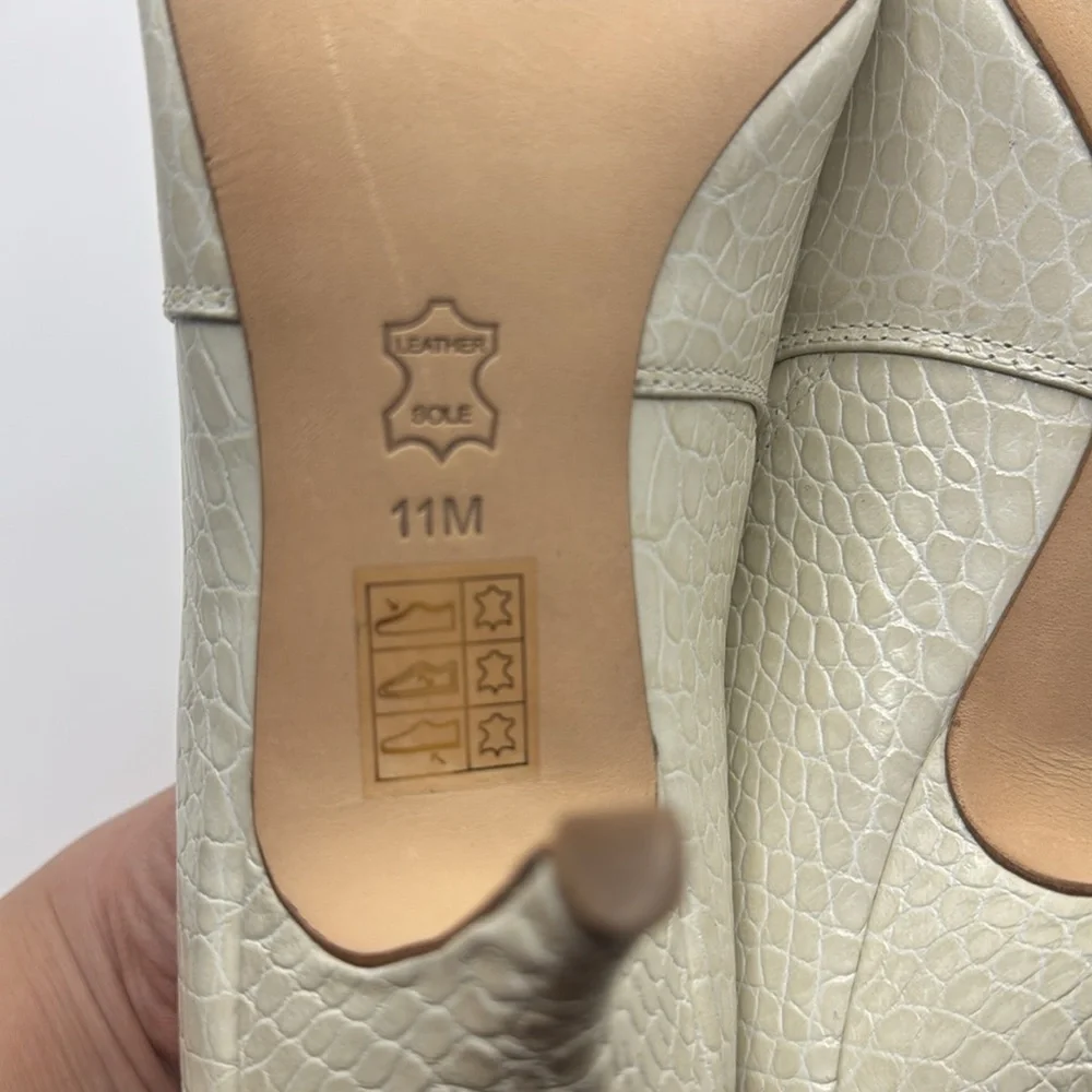 Tory Burch Georgina Ankle Bootie, Ivory, US 11, NWOT